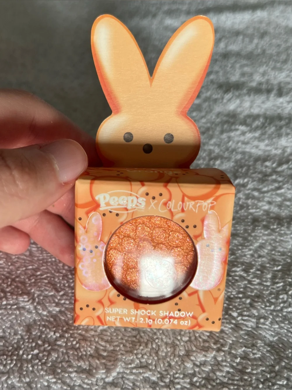 ColourPop Orange Metallic Bunny Compact Super Shock Shadow
